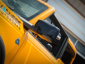 Ford Bronco Rear View Mirror Cover Set - Gloss Black